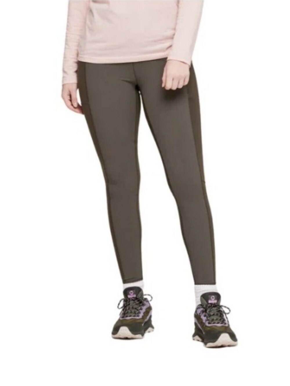 NWOT Cotopaxi "Verso Hike Tight". Grey-Green. High Rise. 27" Inseam. Size M.